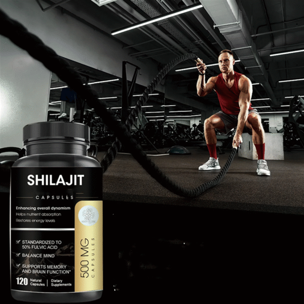 Shilajit Supplement 500Mg, 120 Vegan Capsules for Unisex