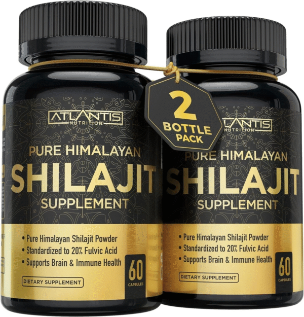 Shilajit Supplement - Pure Himalayan Formulated with 20% Fulvic Acid