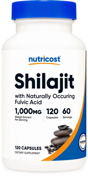 Shilajit Capsules (120 Capsules, 60 Servings)