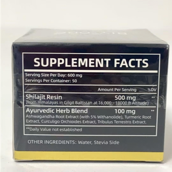 Pure Himalayan Shilajit Gummies with Ashwagandha