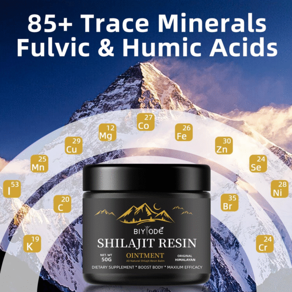 Pure Himalayan Shilajit Gummies with Ashwagandha