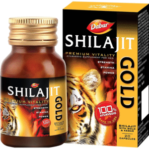 Shilajit Gold : 100 % Ayurvedic Capsules for Strength