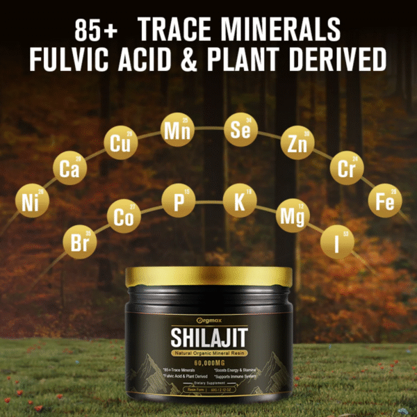 60,000MG Original Siberian Pure Shilajit | 100 Serving / 60G