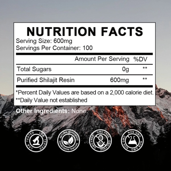 Beau 600Mg Shilajit Supplement