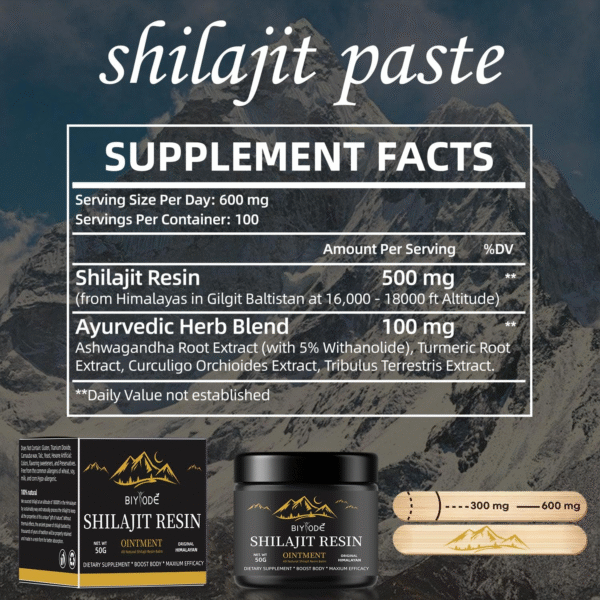 Pure Himalayan Shilajit Gummies with Ashwagandha